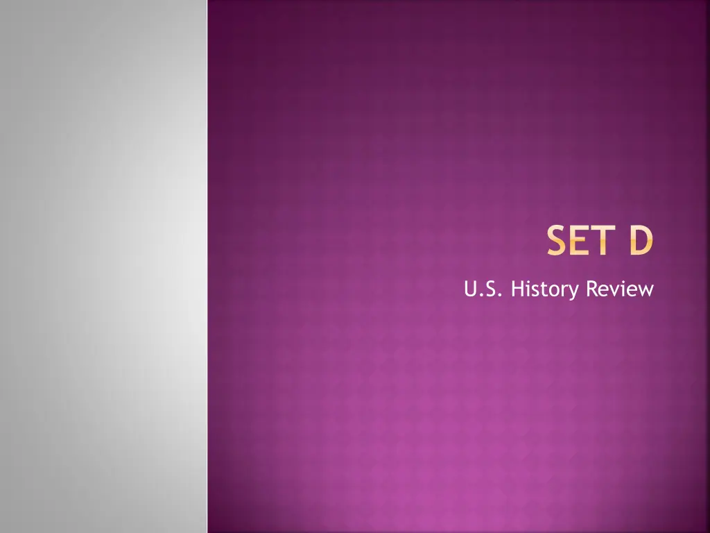 set d