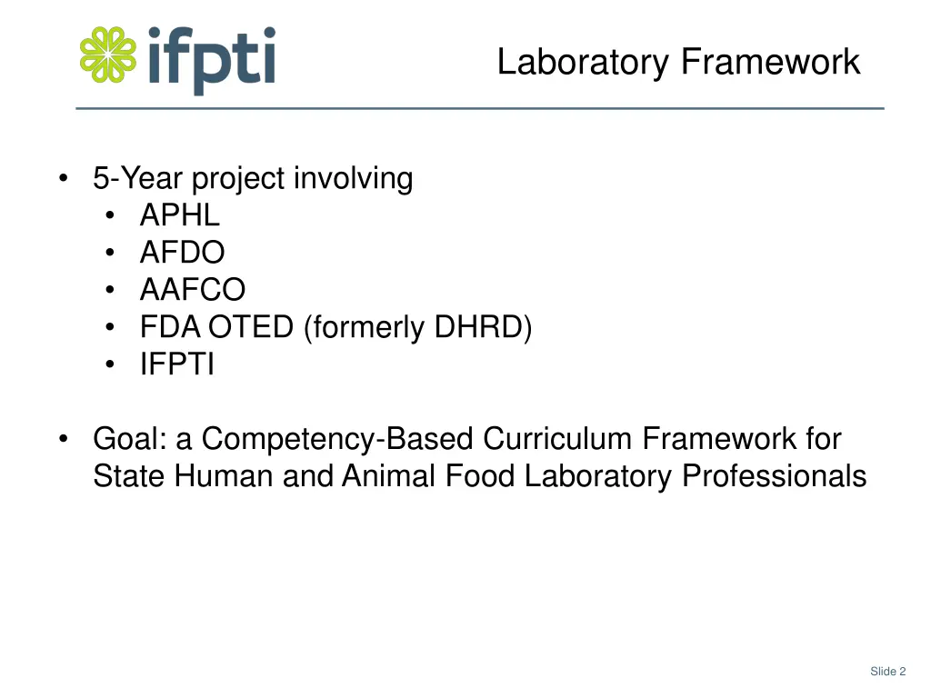 laboratory framework