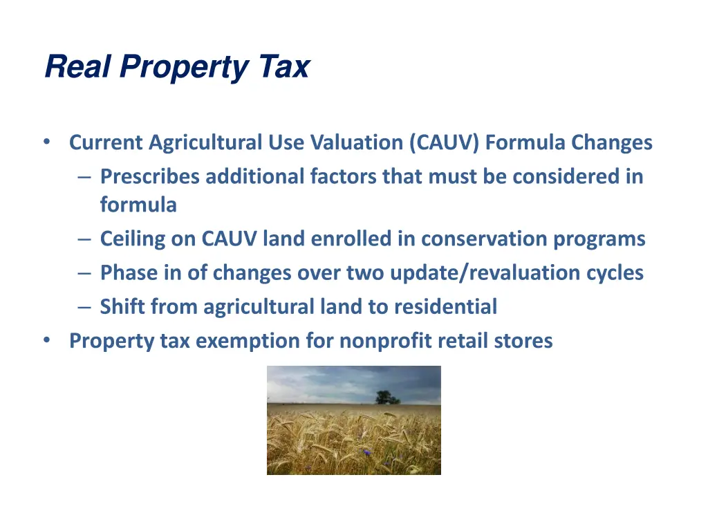 real property tax
