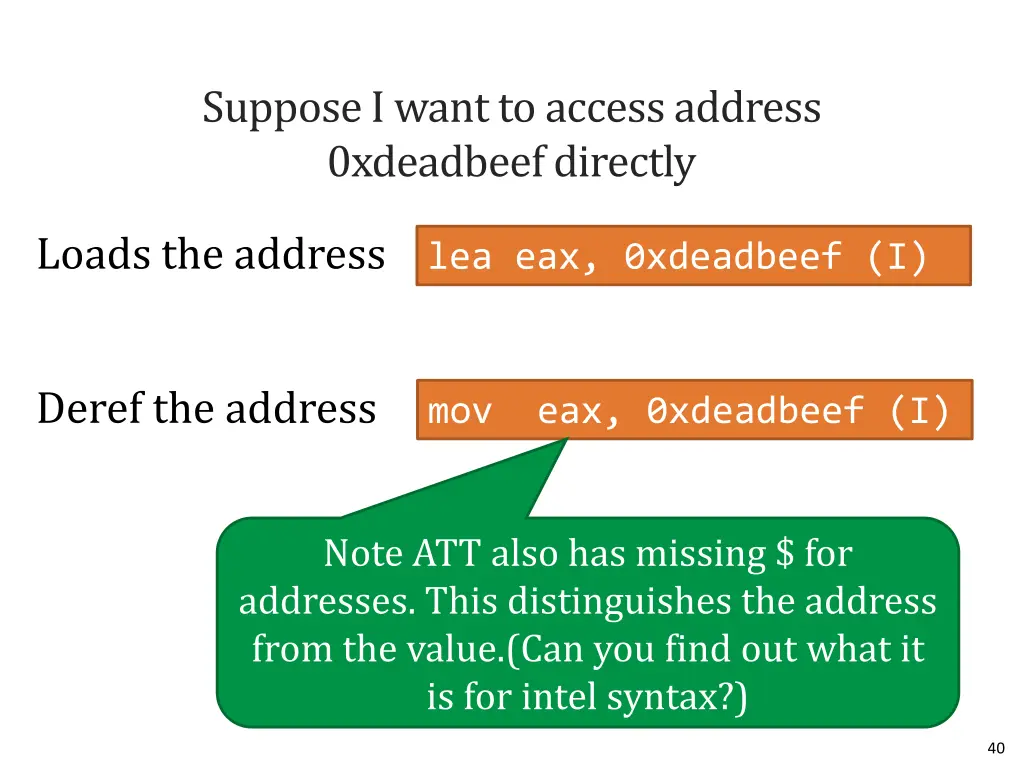 suppose i want to access address 0xdeadbeef