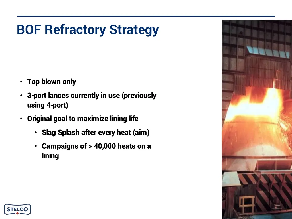 bof refractory strategy