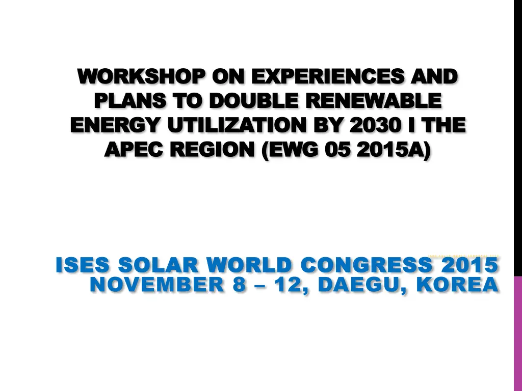 workshop on experiences and workshop