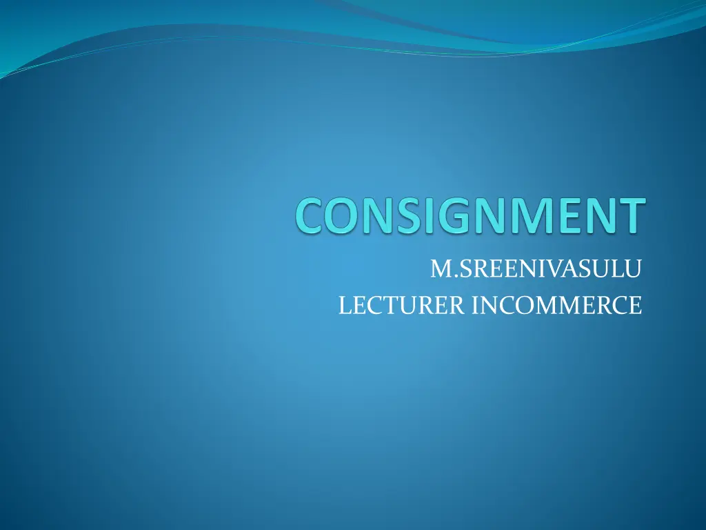 m sreenivasulu lecturer incommerce
