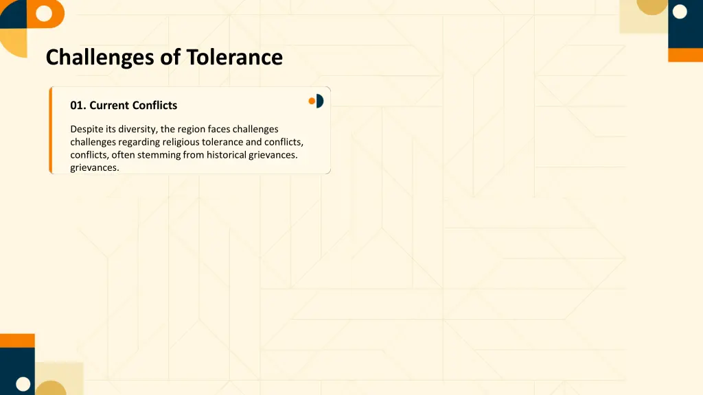 challenges of tolerance