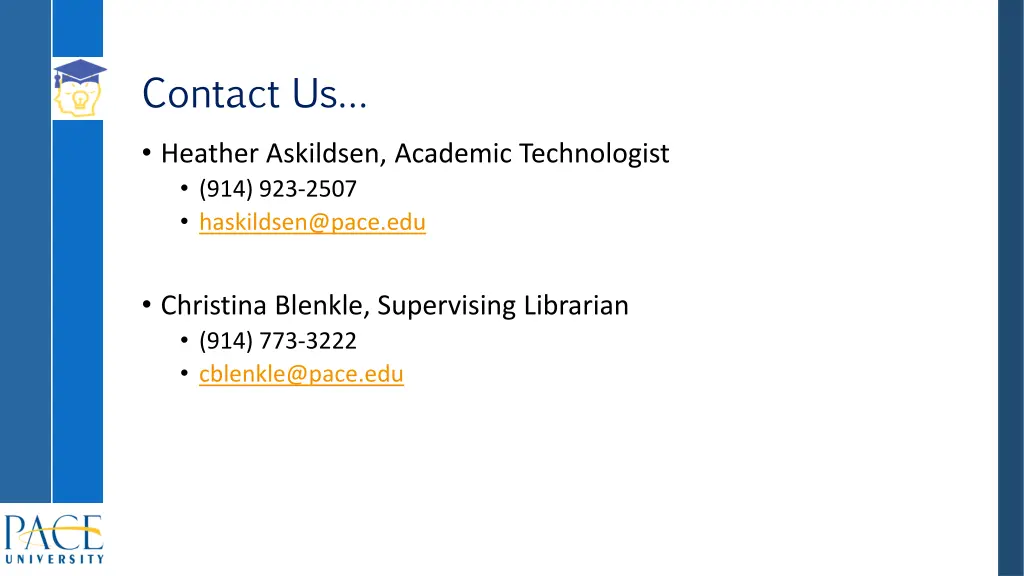 contact us