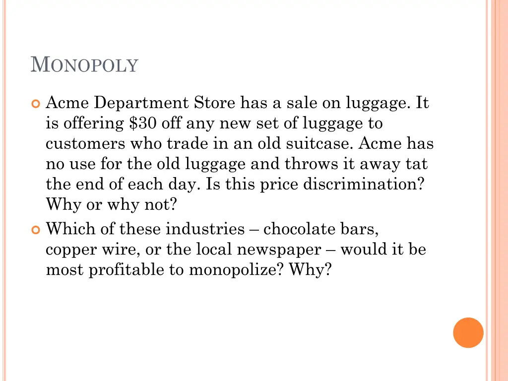 m onopoly