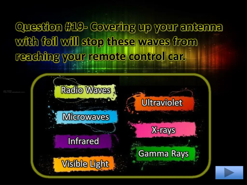 question 19 covering up your antenna with foil