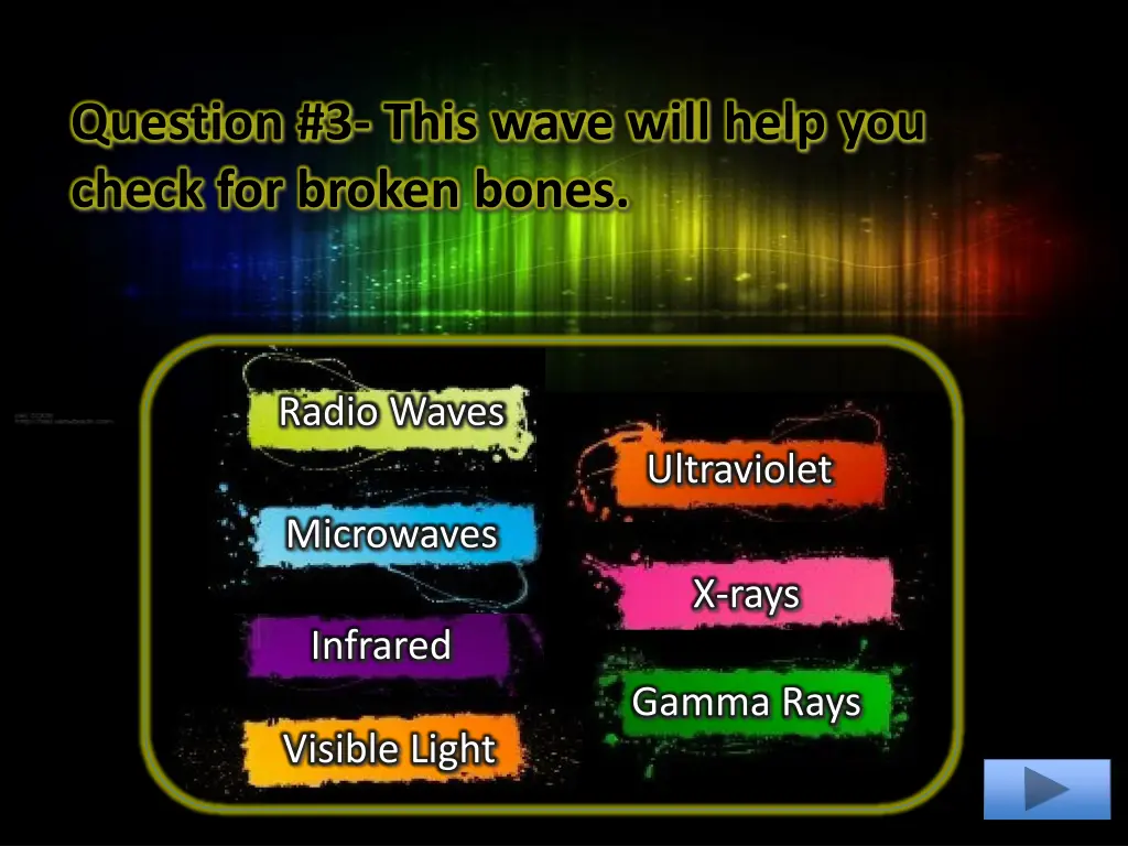 question 3 this wave will help you check