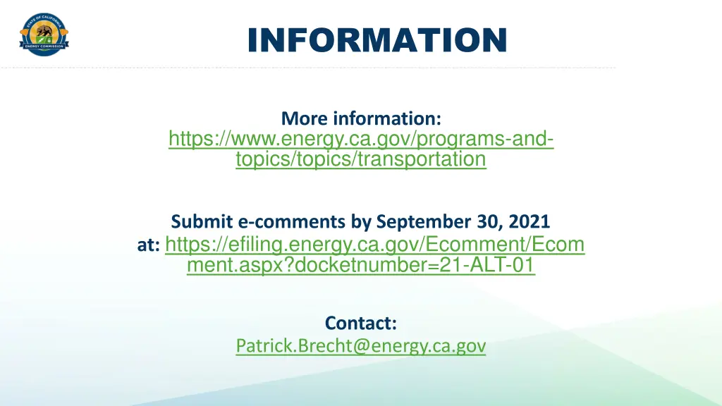 information