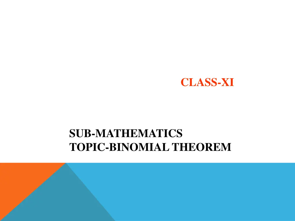 class xi