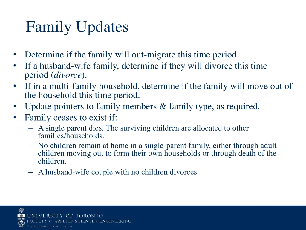 family updates