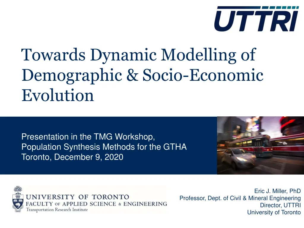 towards dynamic modelling of demographic socio