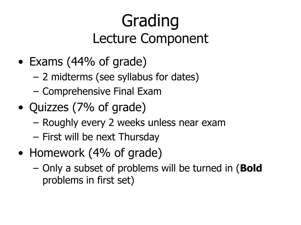 grading