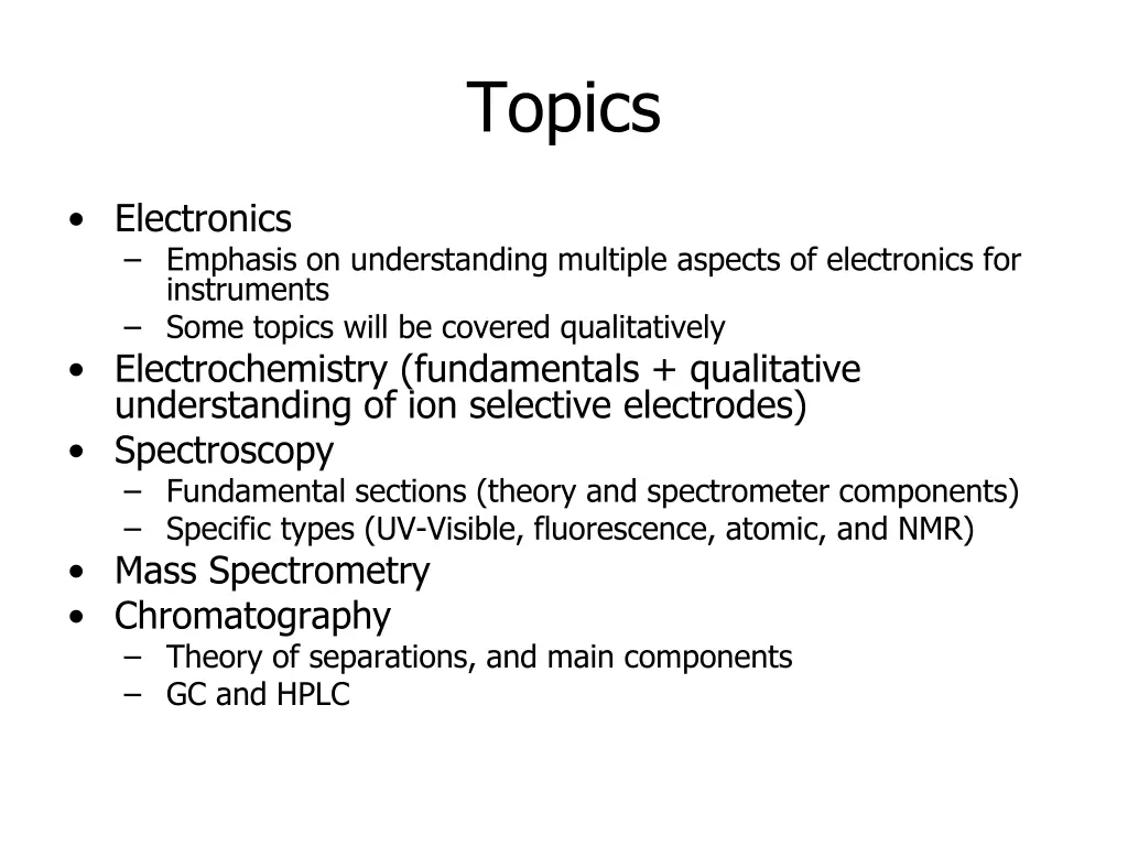 topics