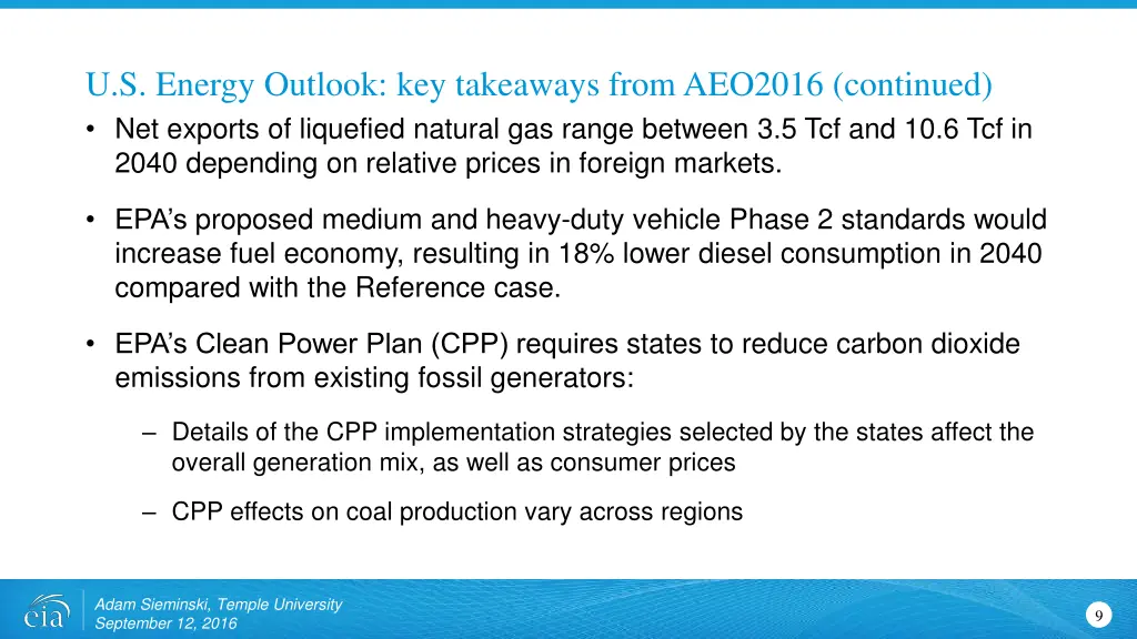 u s energy outlook key takeaways from aeo2016 1