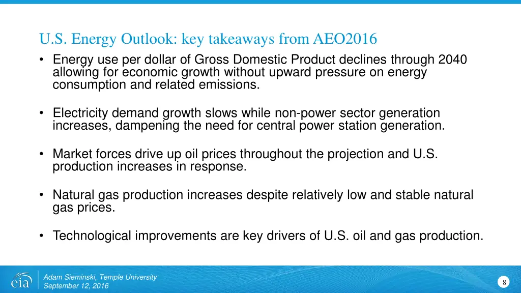 u s energy outlook key takeaways from aeo2016