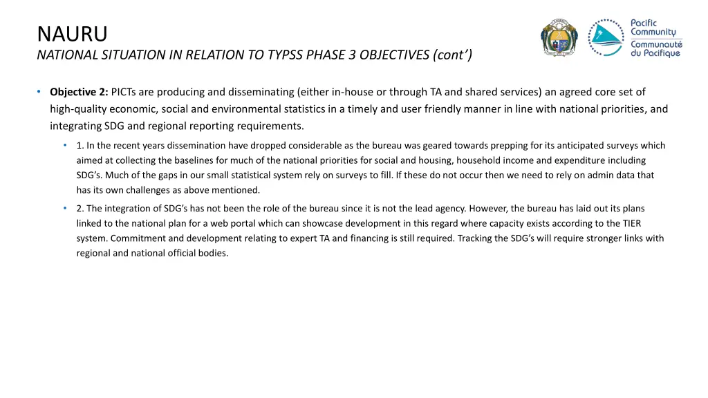nauru national situation in relation to typss 1