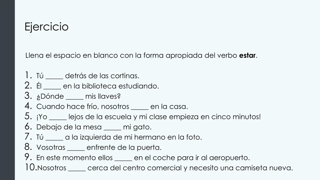ejercicio