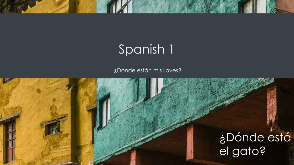 spanish 1