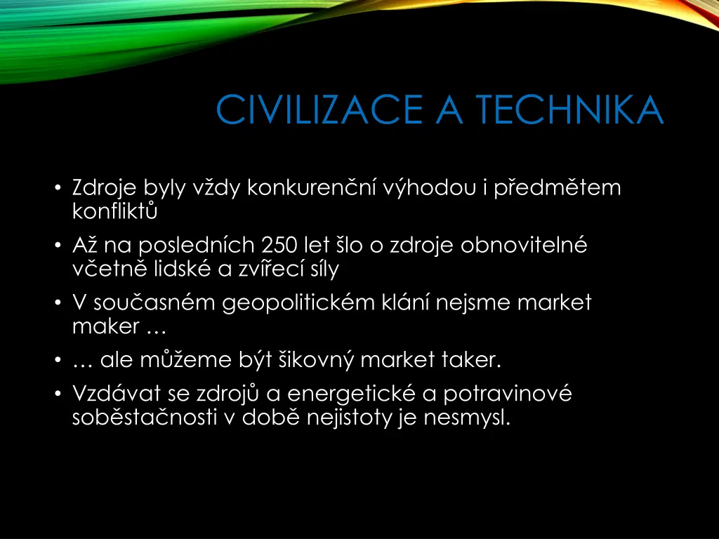 civilizace a technika