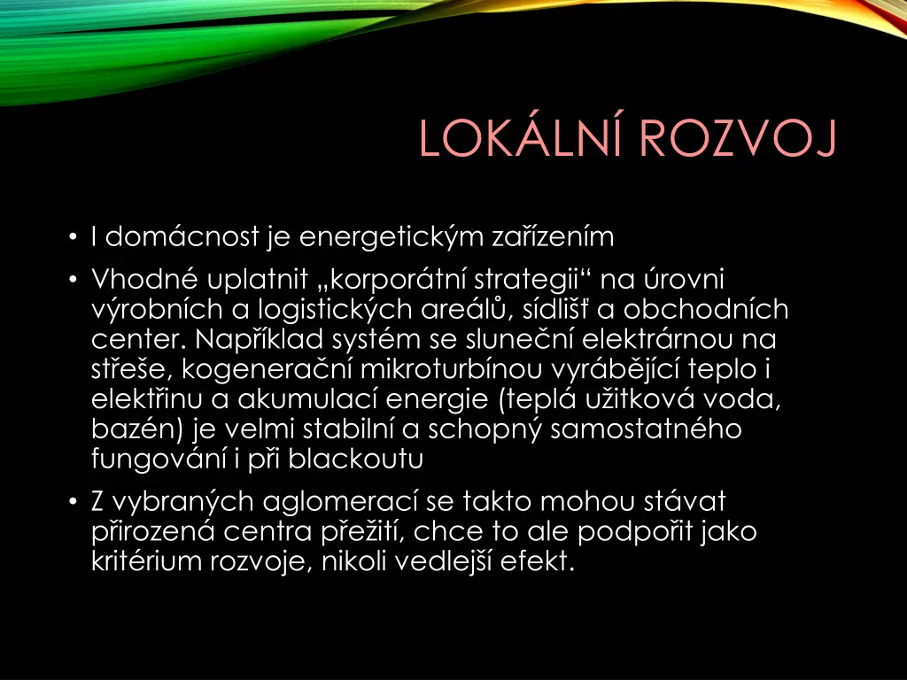 lok ln rozvoj