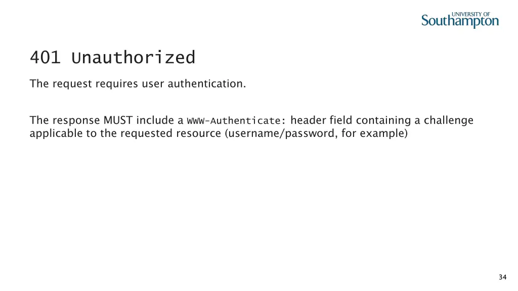 401 unauthorized