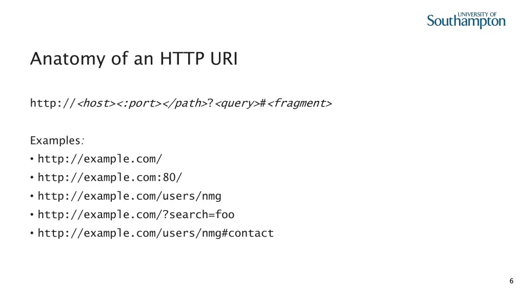 anatomy of an http uri