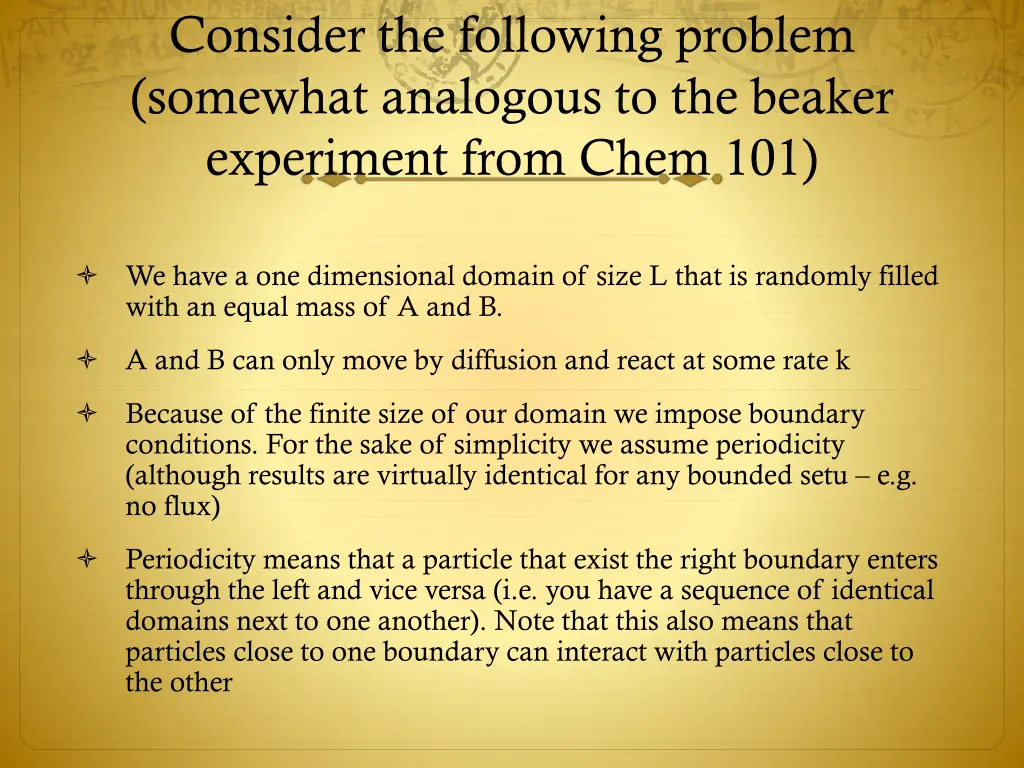 consider the following problem somewhat analogous