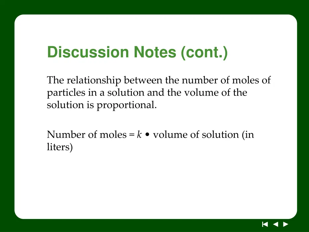 discussion notes cont 2