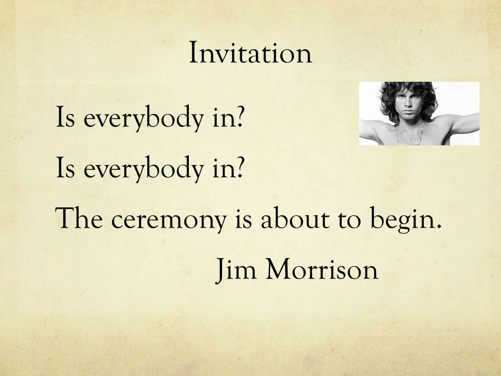 invitation