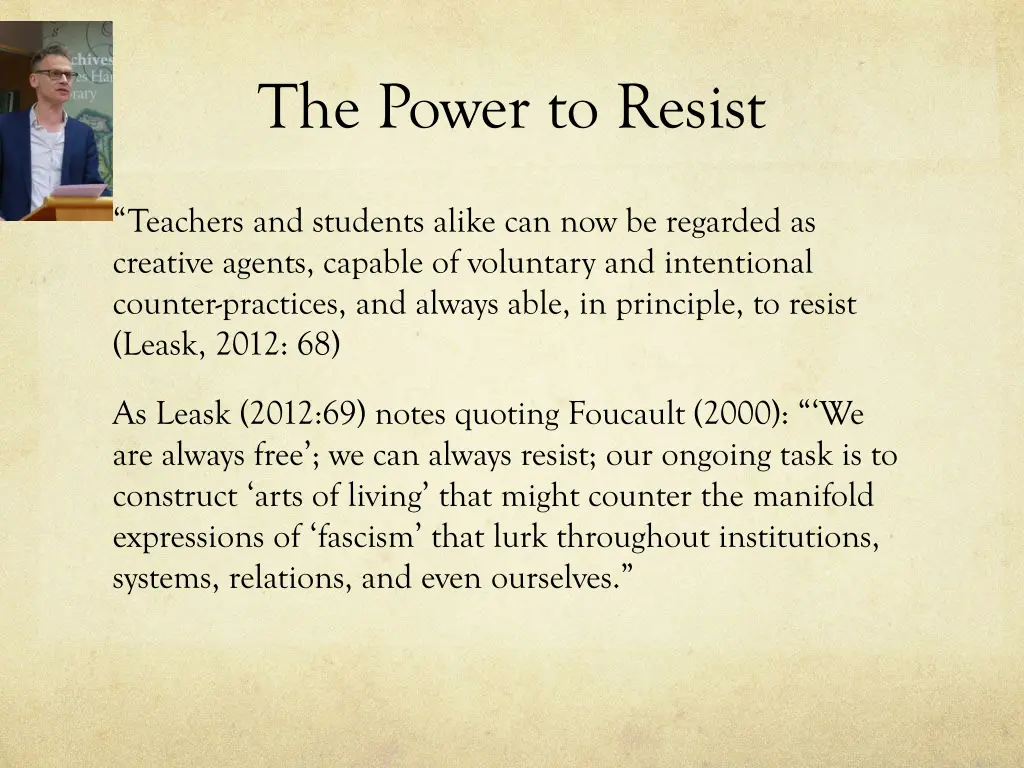 the power to resist