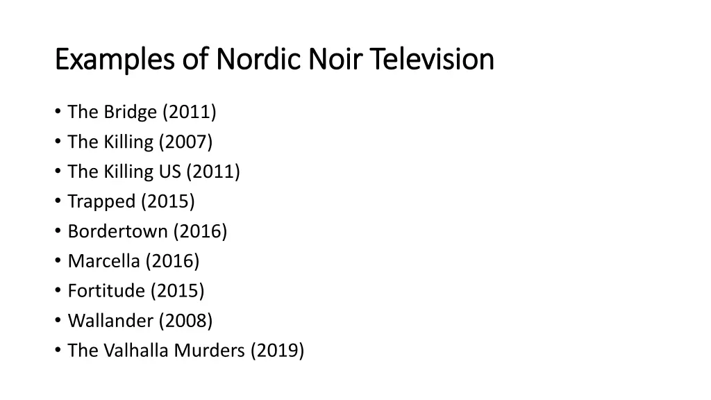 examples of nordic noir television examples