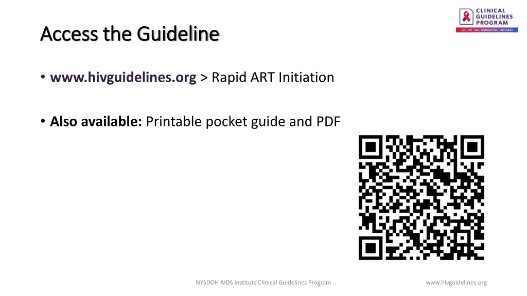 access the guideline access the guideline