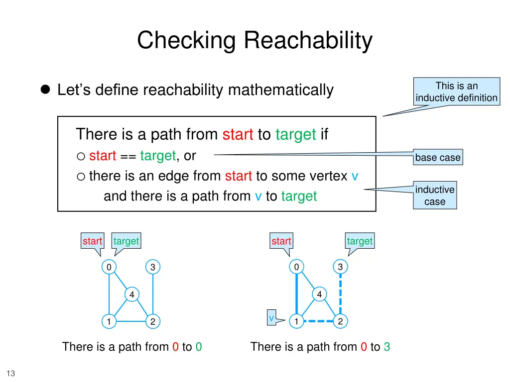 checking reachability 1