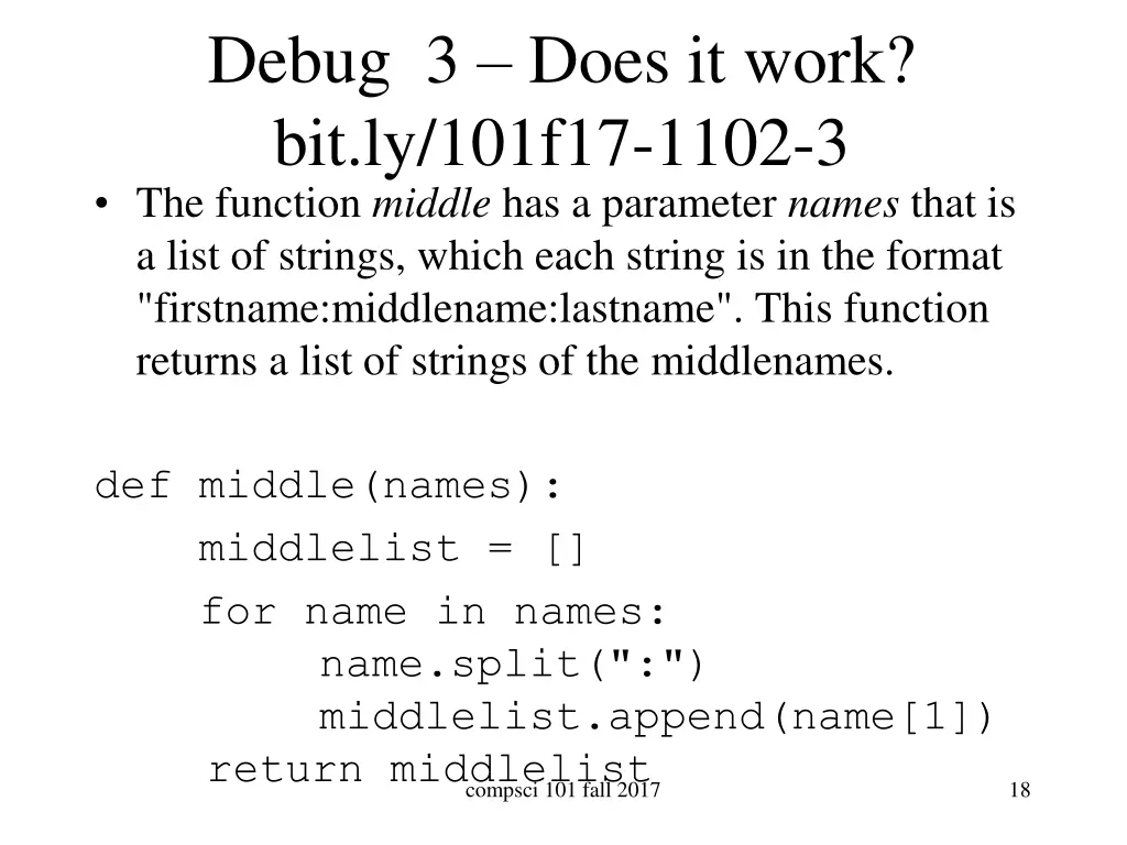 debug 3 does it work bit ly 101f17 1102