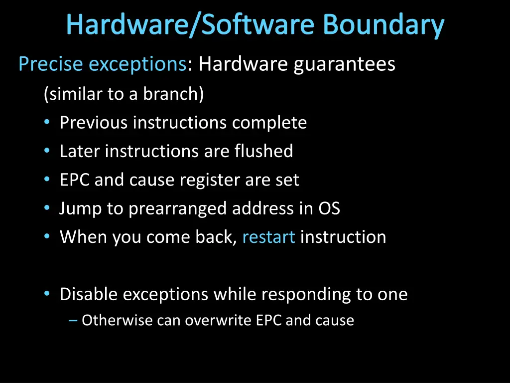 hardware software boundary