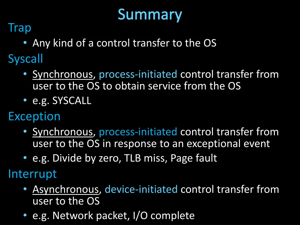 summary