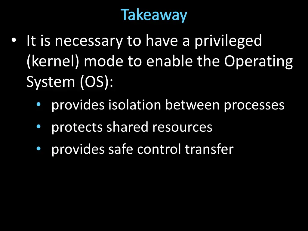 takeaway 1