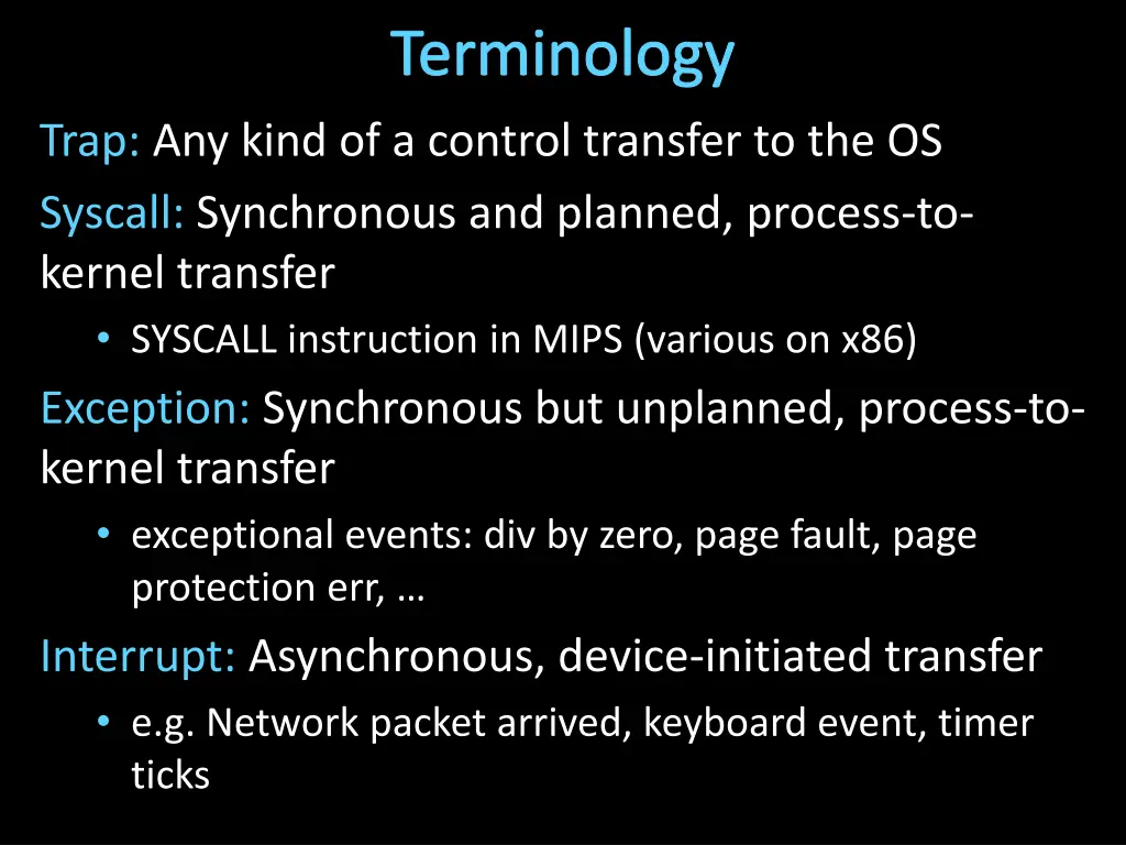 terminology