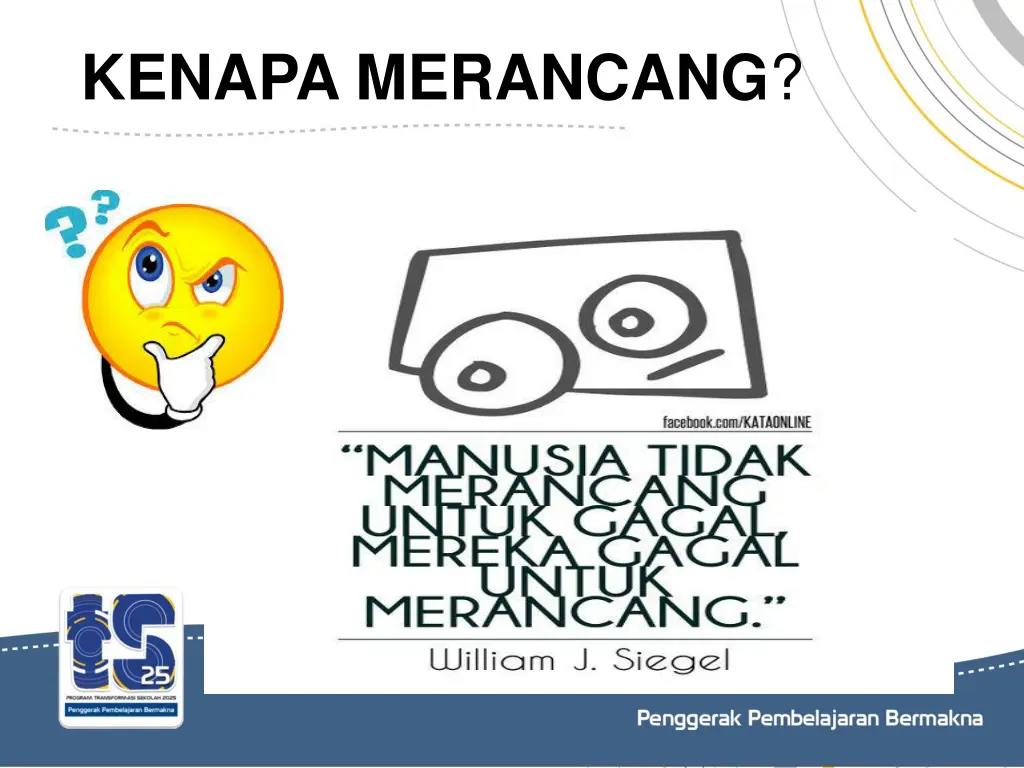 kenapa merancang