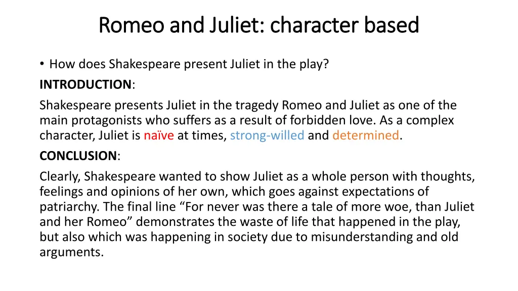 romeo and juliet character based romeo and juliet