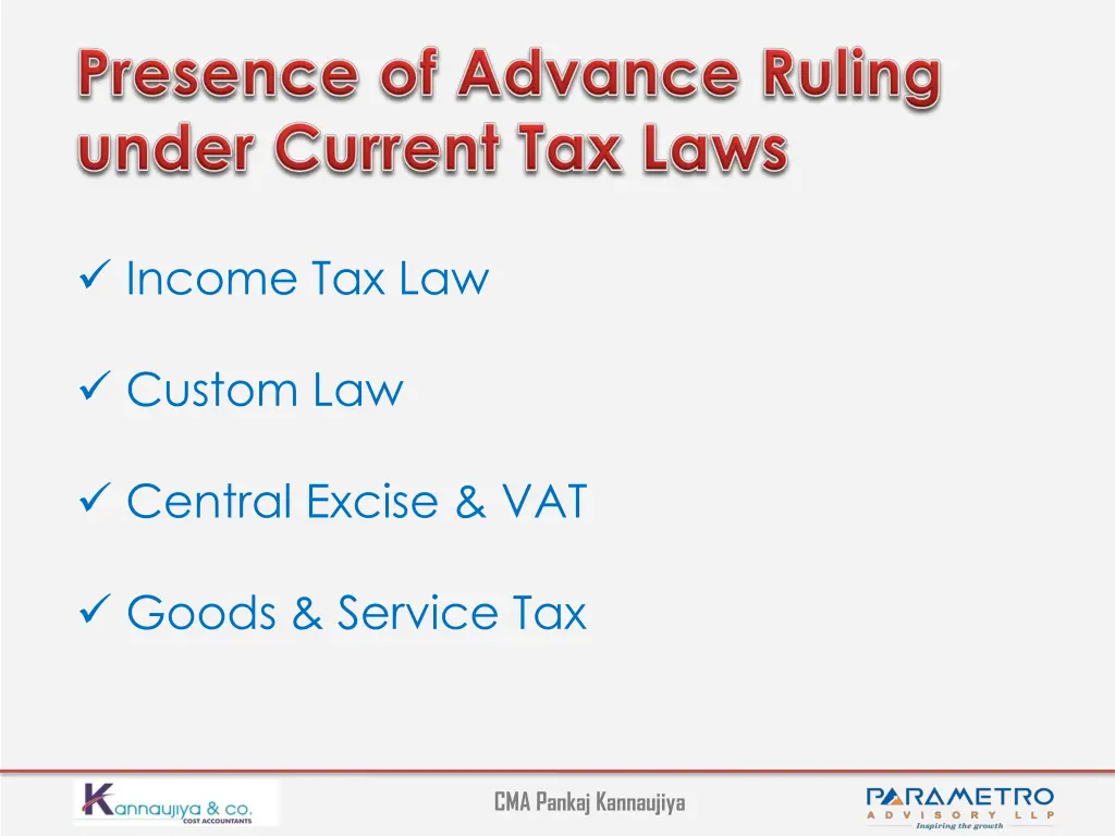 income tax law
