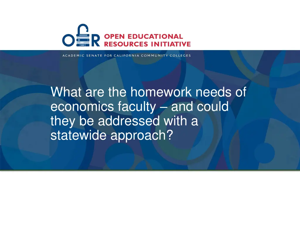 what are the homework needs of economics faculty