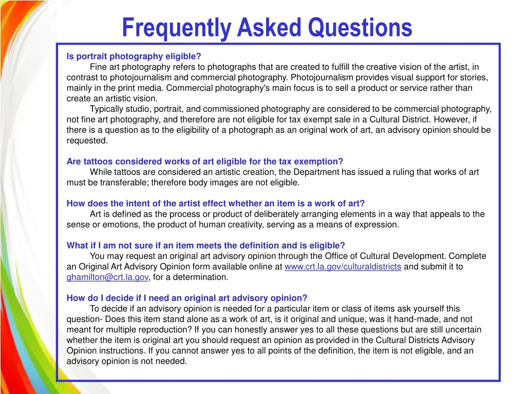 frequently asked questions 2