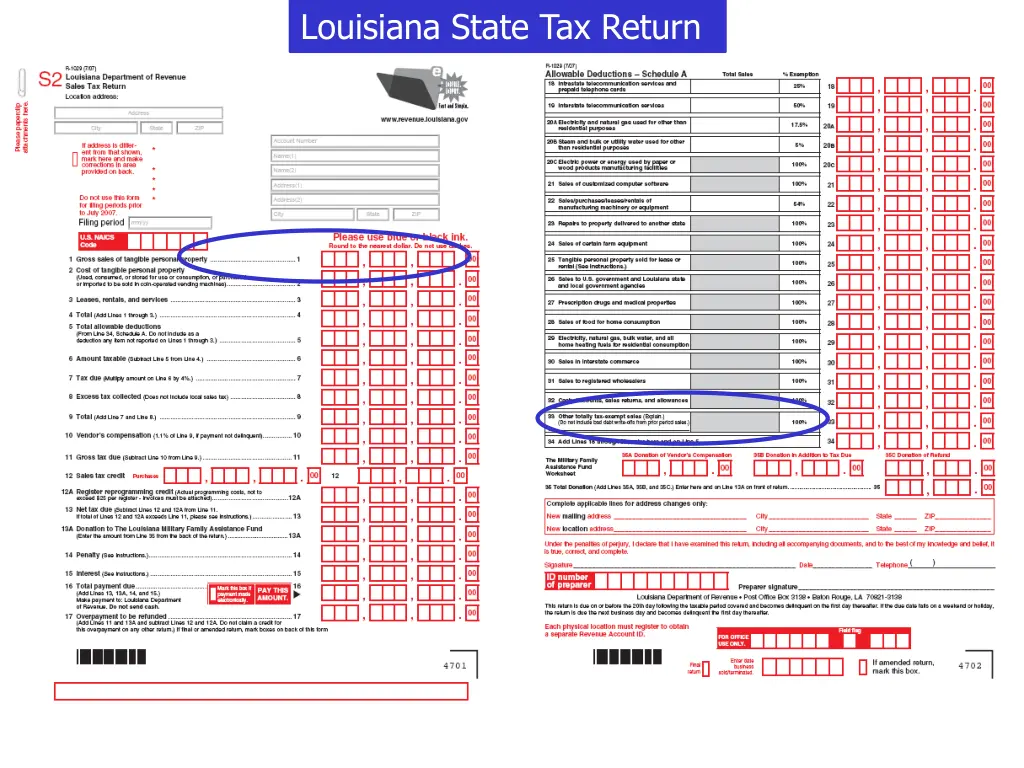 louisiana state tax return