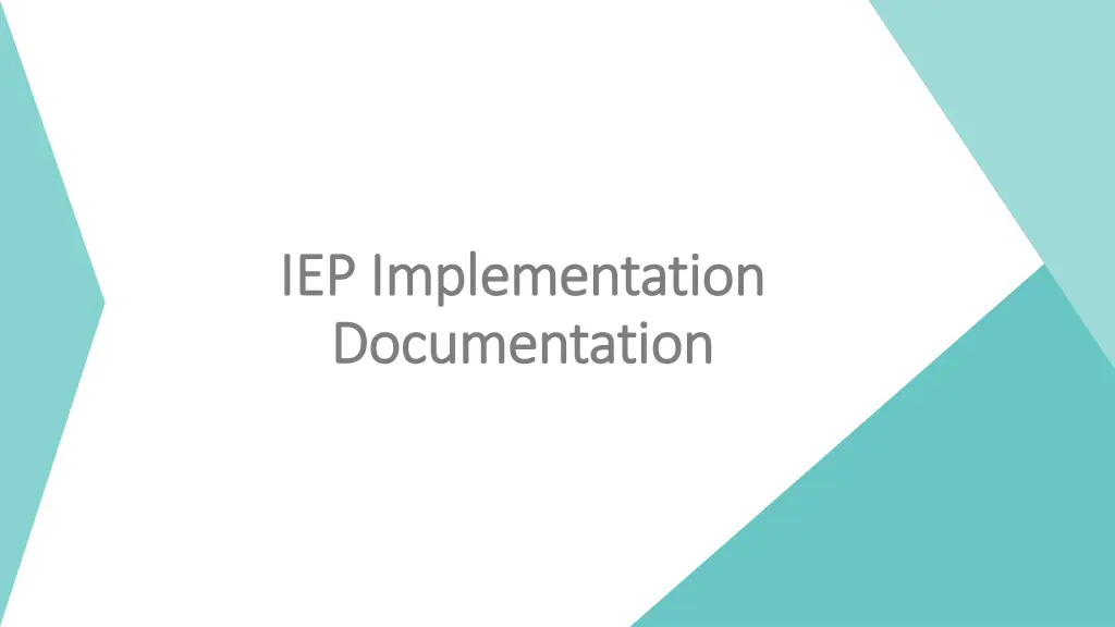 iep implementation iep implementation
