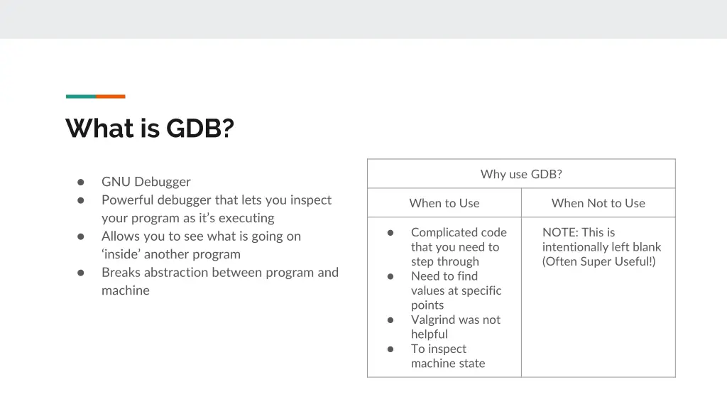 what is gdb
