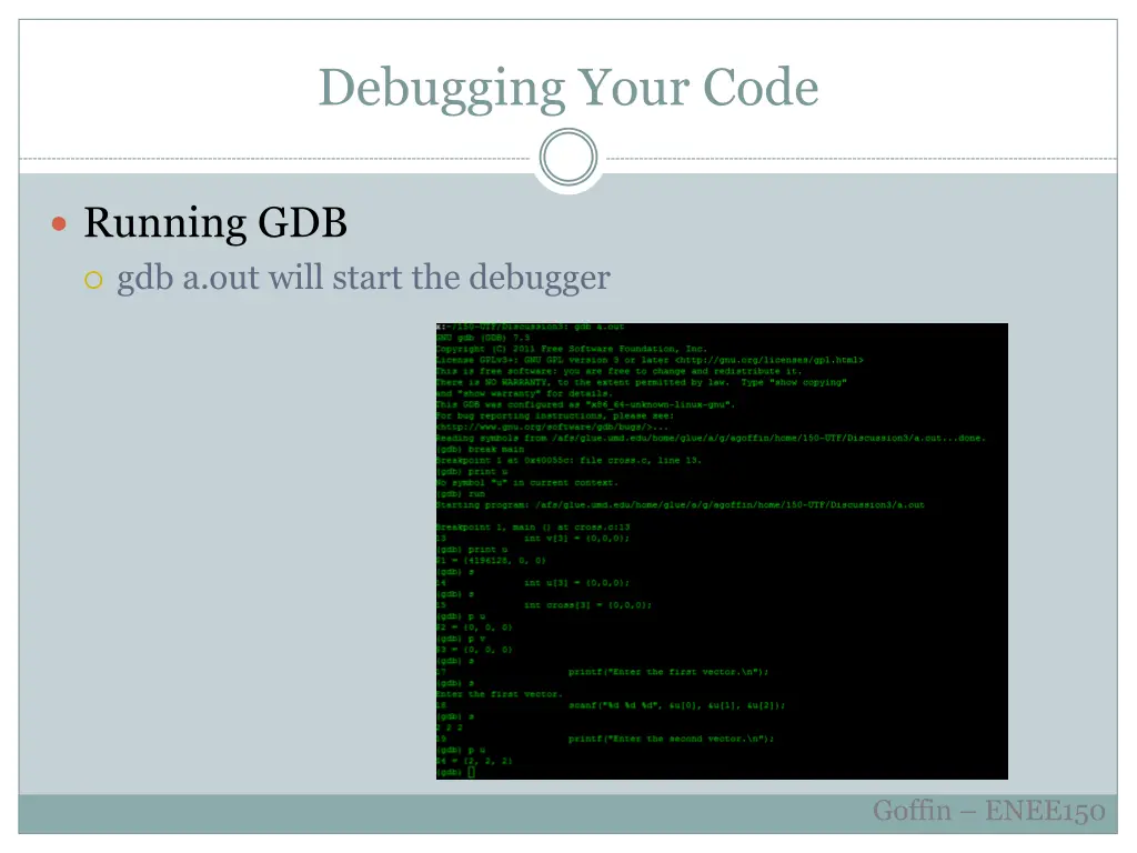 debugging your code 1