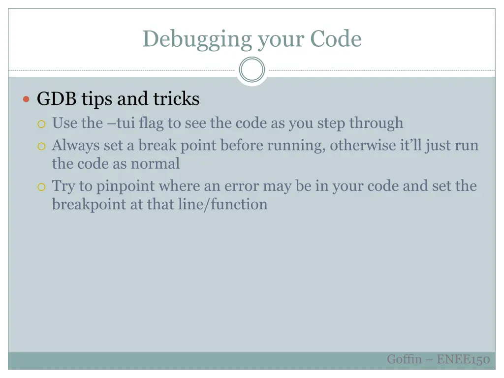 debugging your code 2