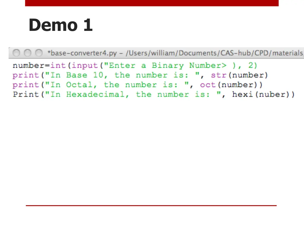 demo 1